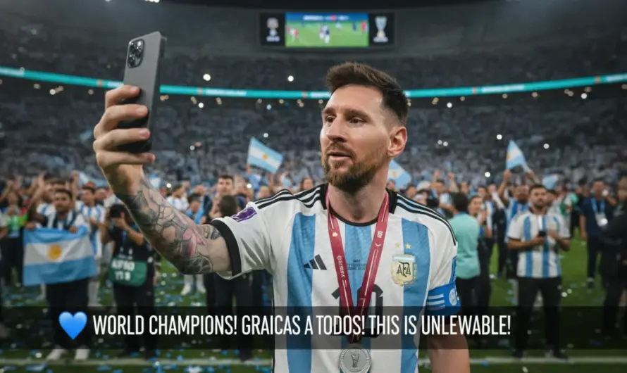 Arjantin’in Efsanesi Messi’den Yürek Burkan Veda Mesajı