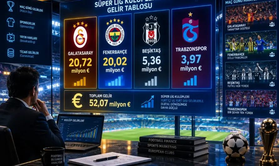 Devler Ligi ve Ötesi: Dört Büyüklerin UEFA Gelirleri Belli Oldu